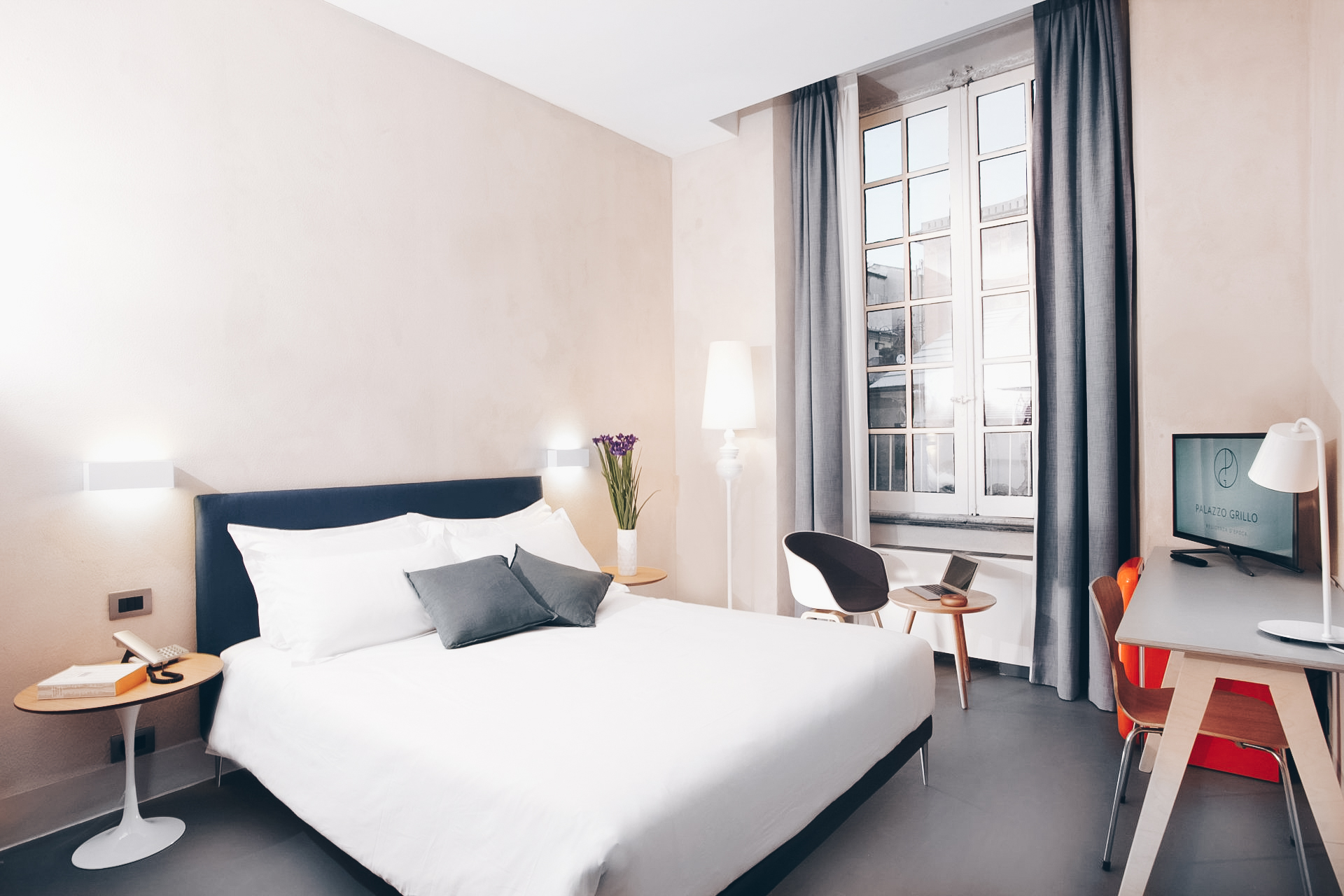 Rooms are modern but comfortable at the Hotel Grillo. Credit: Hotel Grillo